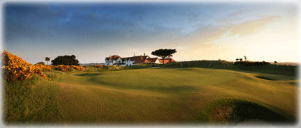 The 18th Hole at the Portmarnock Golf Club in East Ireland